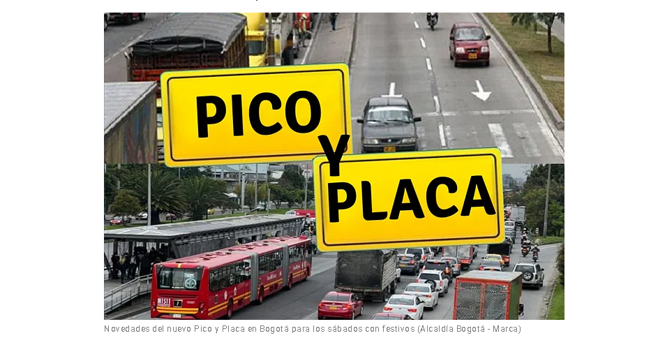 Rotación del Pico y Placa en Bogotá del 5 al 10 de Agosto: Días Afectados por la Restricción