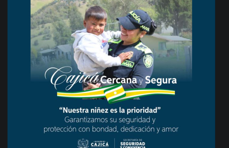 Avanza la Campaña “Cajicá Cercana y Segura” para la Protección de la Niñez