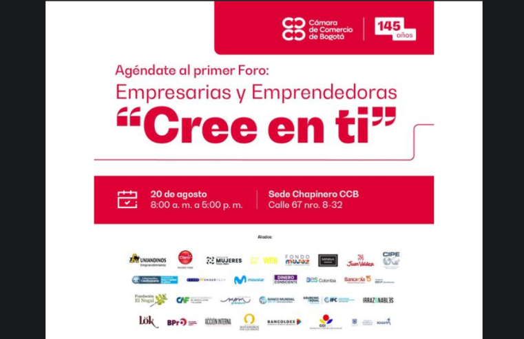 Primer Foro “Cree en ti” para Empresarias y Emprendedoras: Empoderamiento Femenino y Desarrollo Empresarial