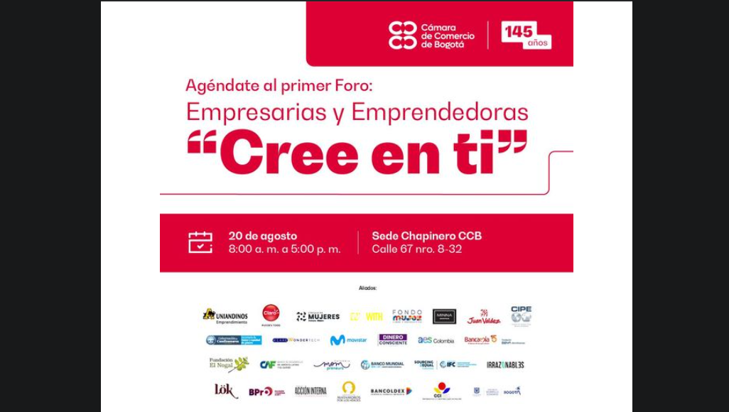 Primer Foro “Cree en ti” para Empresarias y Emprendedoras: Empoderamiento Femenino y Desarrollo Empresarial