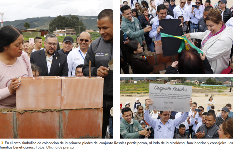 Primera piedra dio inicio a la construcción del Conjunto Rosales, proyecto de Vivienda de Interés Prioritario