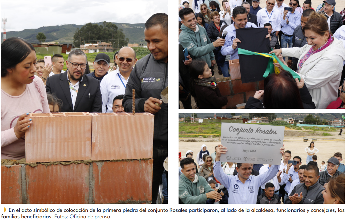 Primera piedra dio inicio a la construcción del Conjunto Rosales, proyecto de Vivienda de Interés Prioritario