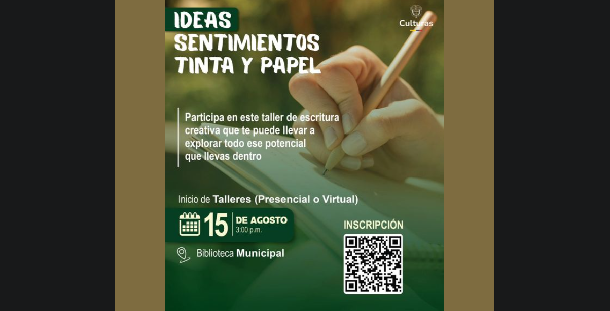 Taller de Escritura Creativa en la Biblioteca Pública Municipal