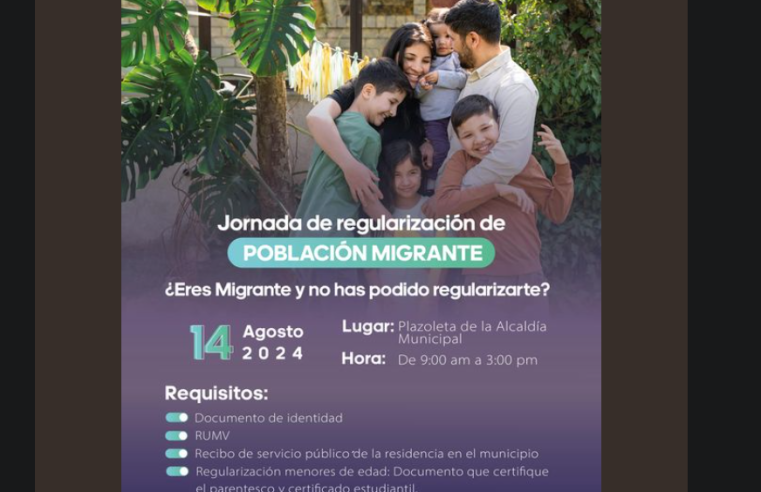 Jornada de Regularización para Migrantes: Oportunidad para Acceder a Servicios y Mejorar el Bienestar Familiar