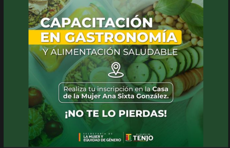 Capacitación en Gastronomía Saludable Abierta al Público