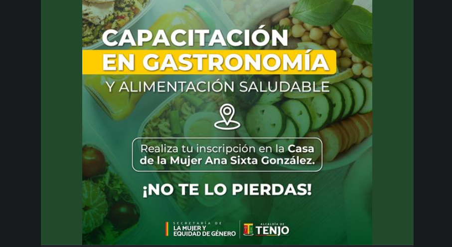 Capacitación en Gastronomía Saludable Abierta al Público