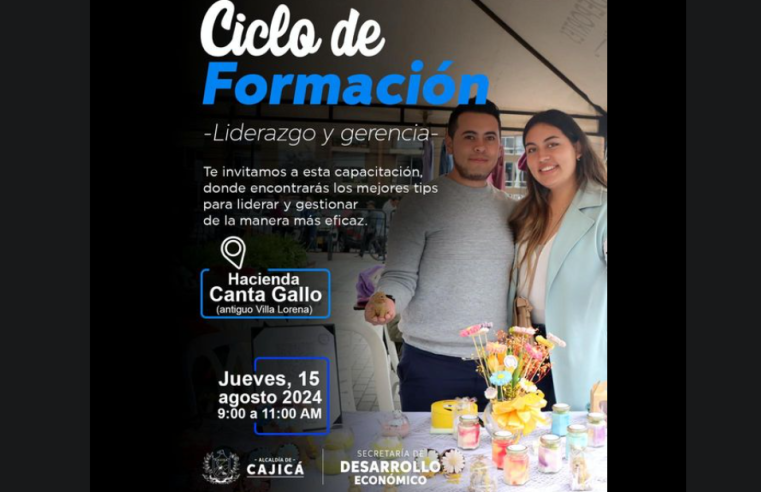 Jornada de Formación en Liderazgo y Gerencia para Comerciantes y Emprendedores en Cajicá