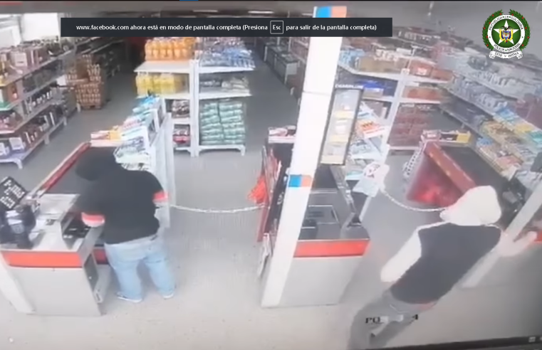 Capturados Sospechosos tras Doble Robo a Almacenes en Cundinamarca + Video