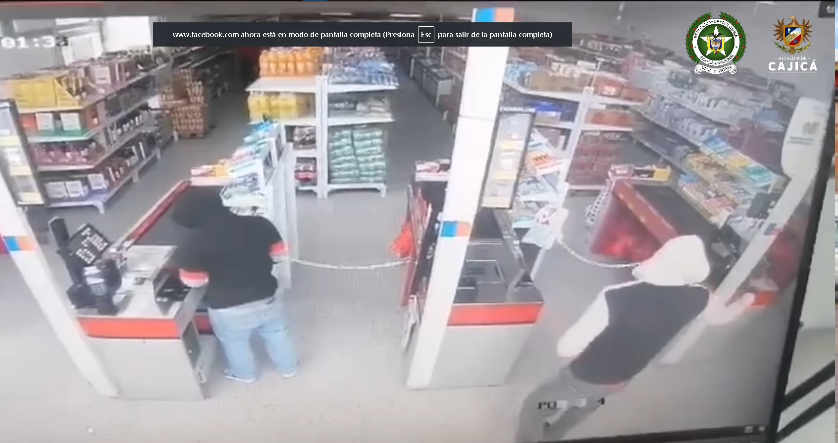 Capturados Sospechosos tras Doble Robo a Almacenes en Cundinamarca + Video