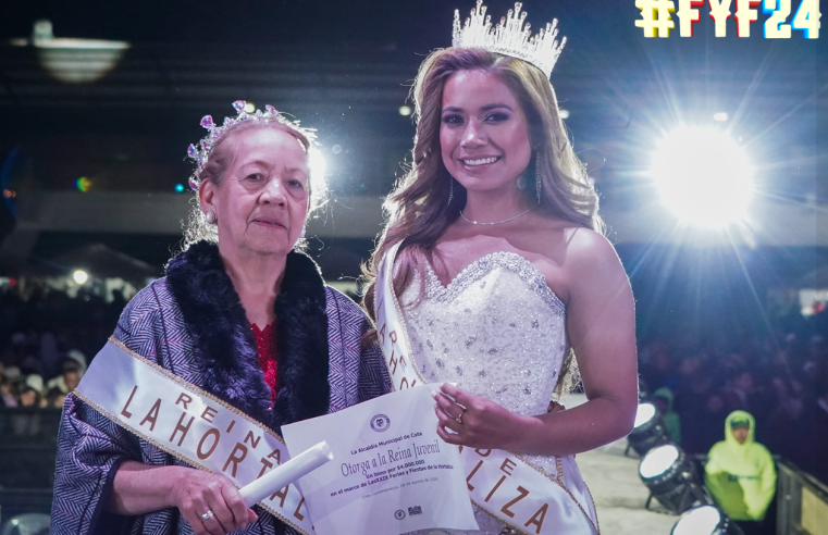 Miryam Valentín y Lorena Valentina García Coronadas como Reinas de la Hortaliza en las Ferias y Fiestas 2024