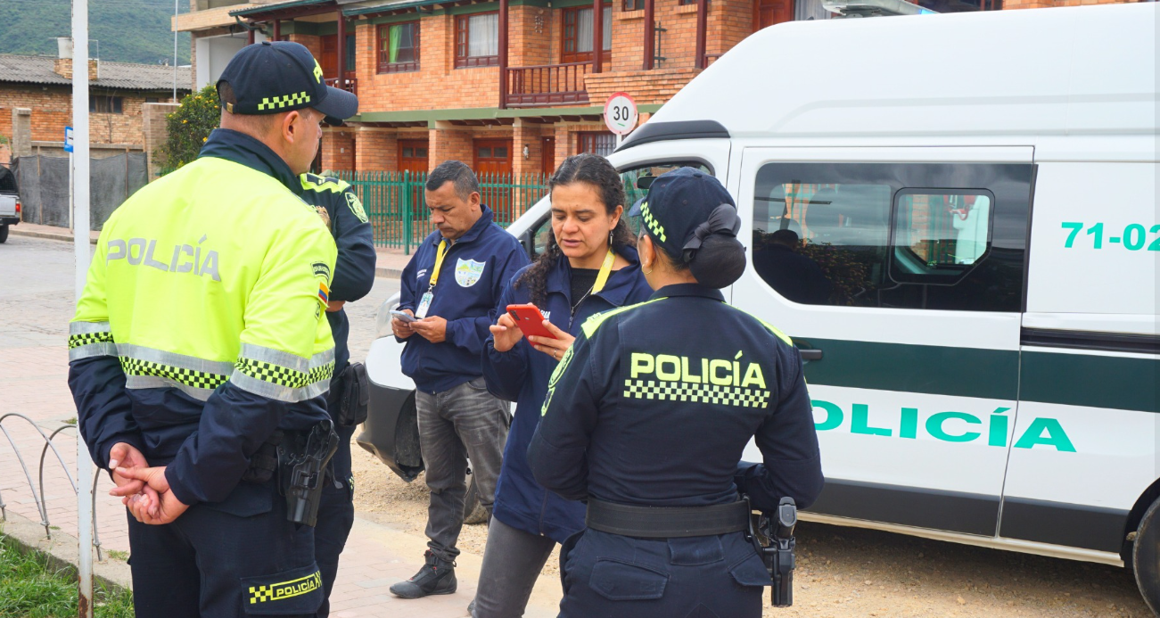 Operativo Policial en Tabio Refuerza la Seguridad del Municipio