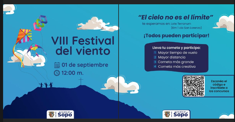 Sopó Anuncia la Octava Edición del Festival del Viento el 1 de Septiembre