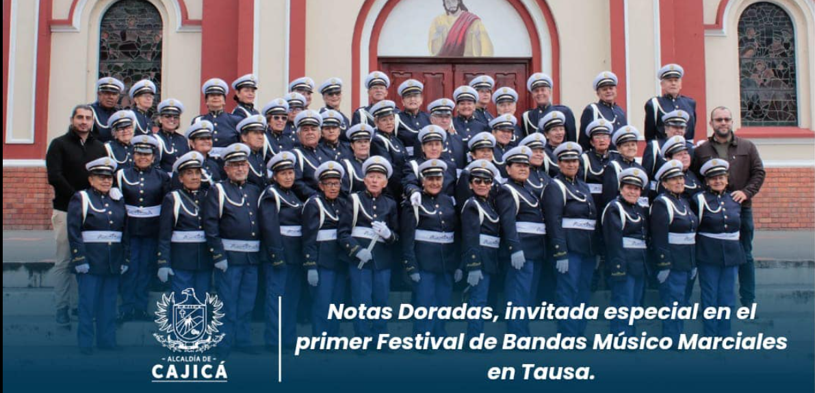 Éxito y Gran Participación de la Banda Músico Marcial Notas Doradas en Tausa