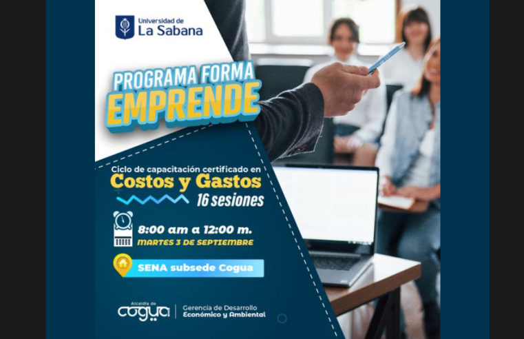 Invitan a Potenciar Negocios con el Programa Forma Emprende 2024-2