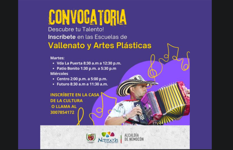 Escuelas de Formación en Artes Plásticas y Vallenato: Una Invitación a la Creatividad