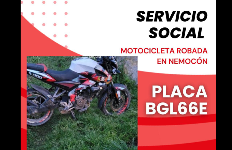 Robo de motocicleta en la madrugada: Se solicita apoyo para su recuperación