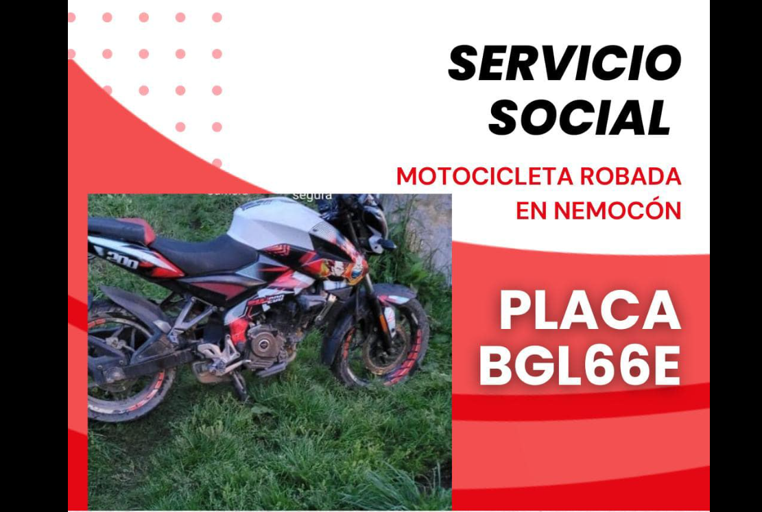 Robo de motocicleta en la madrugada: Se solicita apoyo para su recuperación