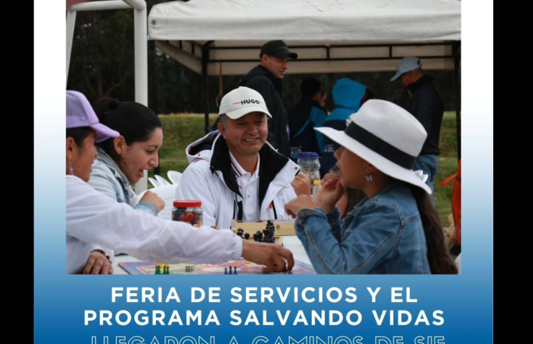 Feria de Servicios y programa “Salvando Vidas” llegan a Caminos de Sie en la vereda Verganzo