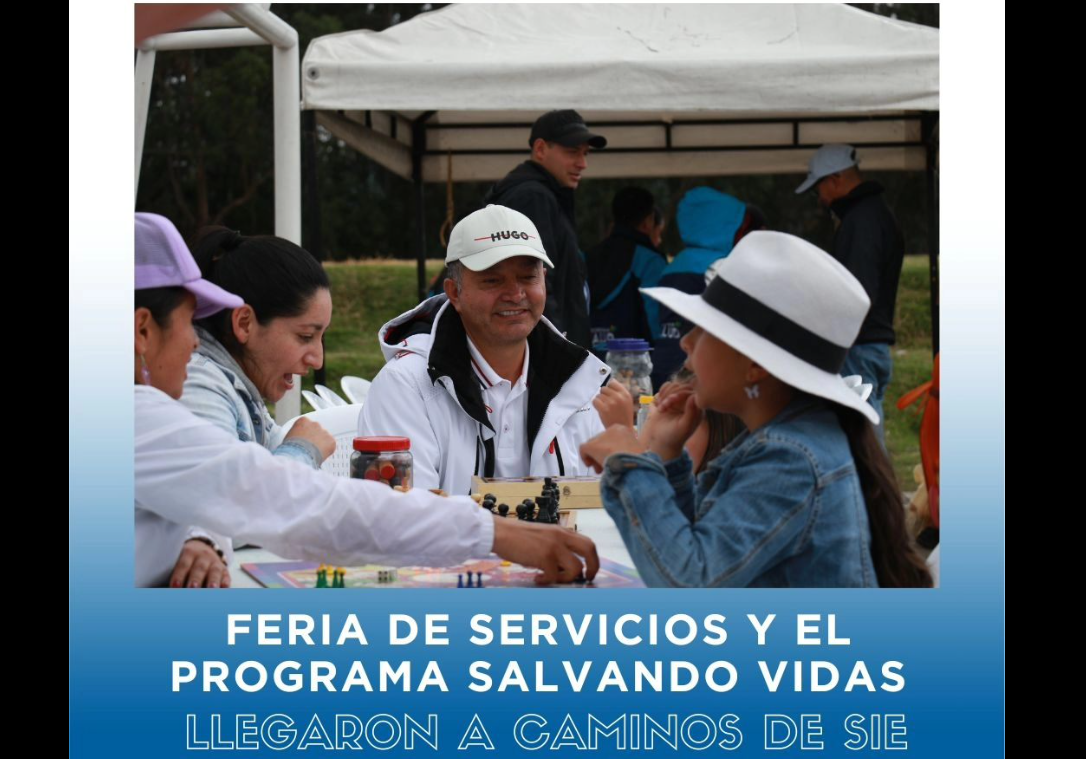 Feria de Servicios y programa “Salvando Vidas” llegan a Caminos de Sie en la vereda Verganzo