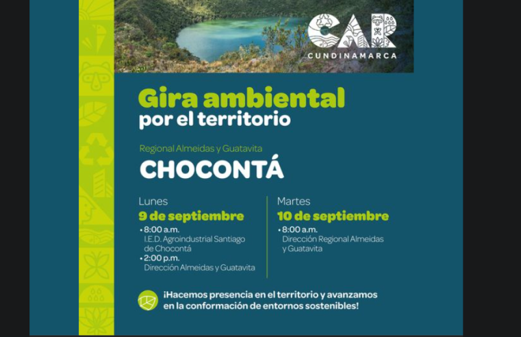 Avanza la Gira Ambiental en Almeidas y Guatavita con Enfoque en Sostenibilidad