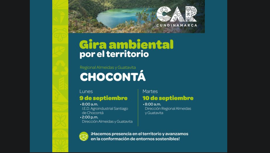 Avanza la Gira Ambiental en Almeidas y Guatavita con Enfoque en Sostenibilidad