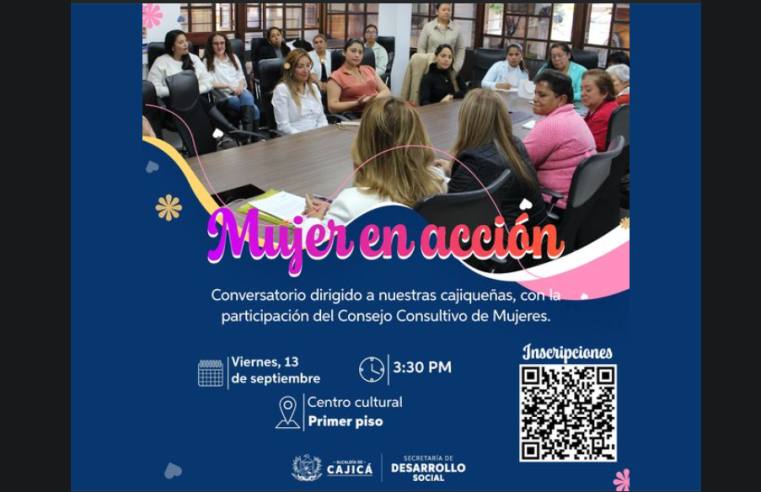 Cajicá promueve participación femenina con el conversatorio “Mujer en acción, historia de vida y participación”