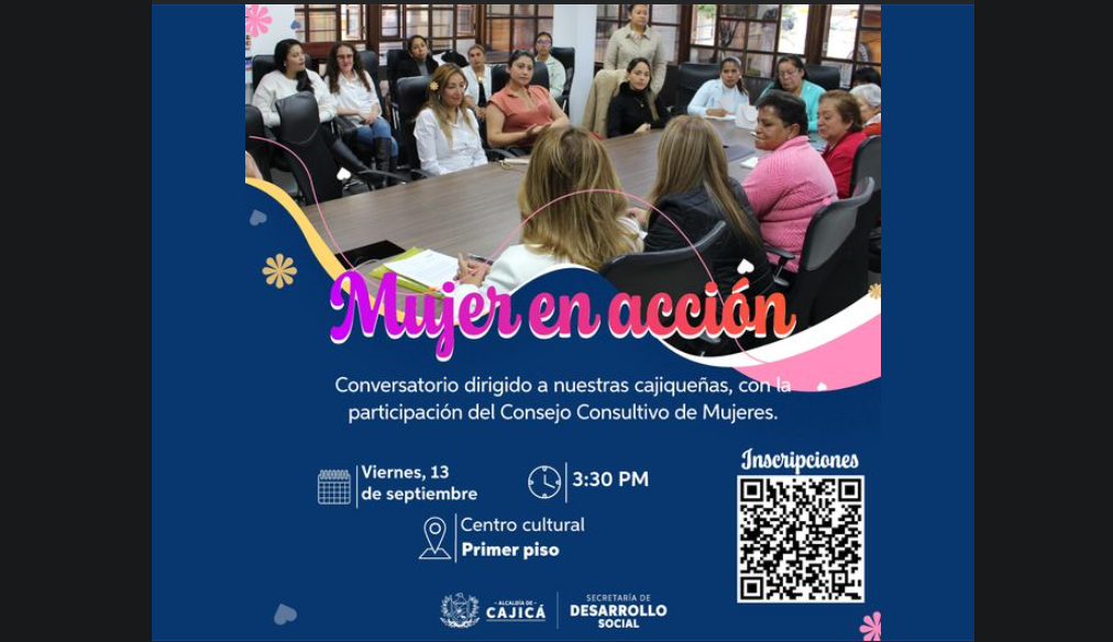 Cajicá promueve participación femenina con el conversatorio “Mujer en acción, historia de vida y participación”