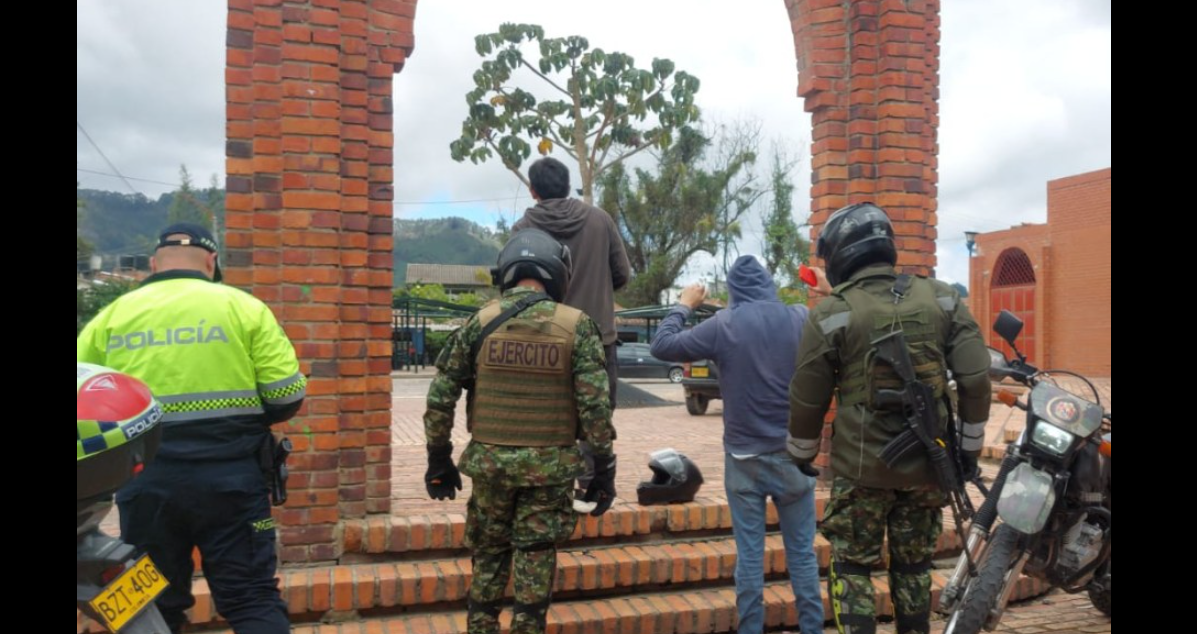 Tabio refuerza la seguridad con operativos en conjunto con el Ejército y la Policía Nacional