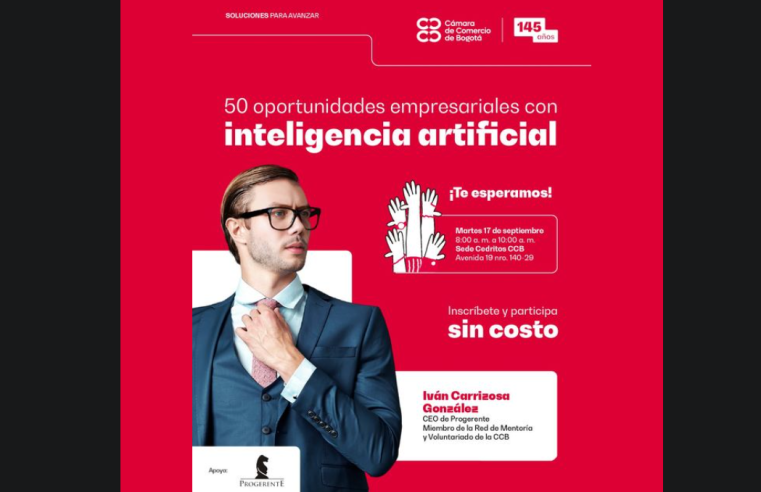 Café empresarial con Iván Carrizosa: 50 oportunidades con inteligencia artificial