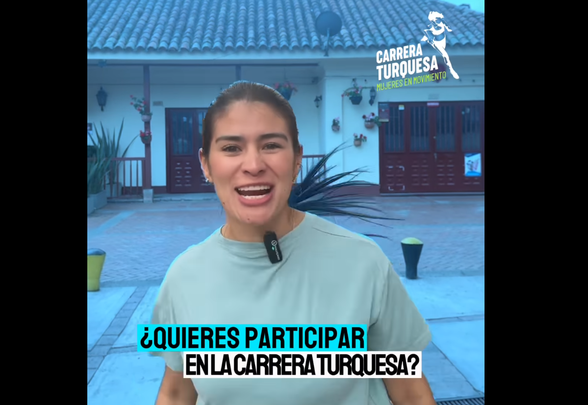 Carrera Turquesa: Mujeres en Movimiento invita a inscribirse y participar + Video