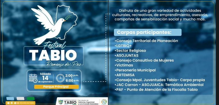 Festival Remanso de Paz invita a la comunidad a unirse este sábado en una jornada de cultura y bienestar