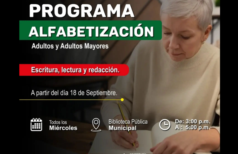 Biblioteca Pública Municipal ofrece nuevos programas de alfabetización y refuerzo escolar