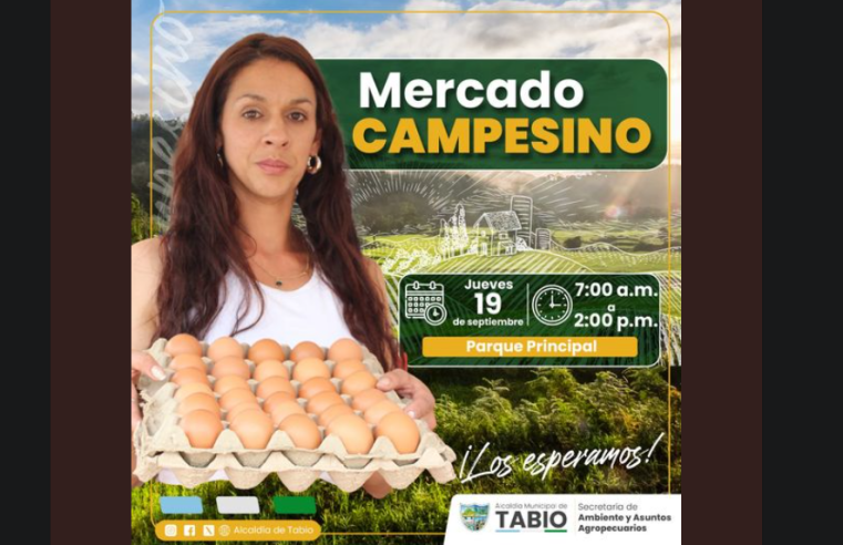 Mercado Campesino en el parque: Apoyo a los productores locales este 19 de septiembre