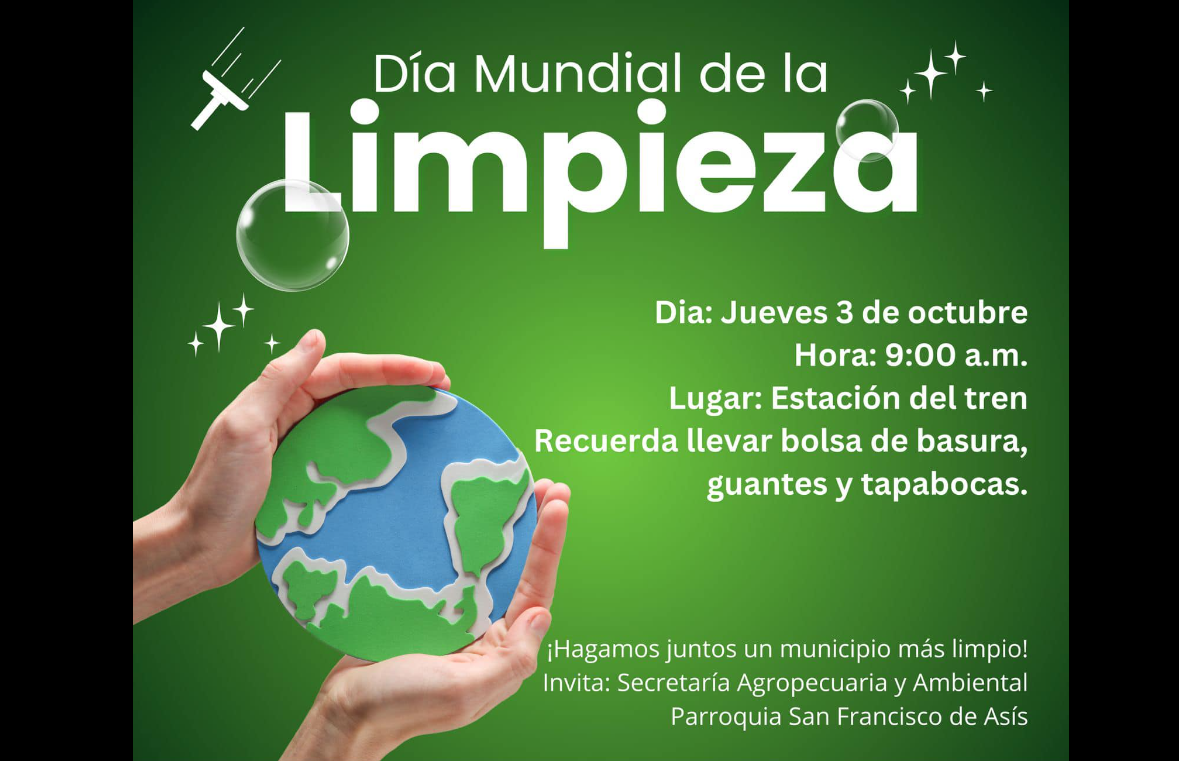 Jornada de limpieza y tradición en Cajicá este 3 de octubre