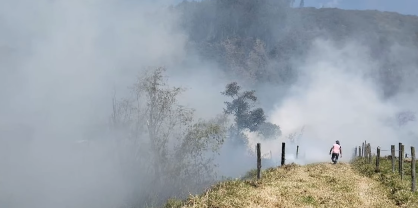 Autoridades de Tabio hacen llamado para prevenir riesgos de incendio + Video