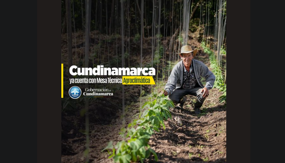 Cundinamarca establece Mesa Técnica Agroclimática para apoyar a los agricultores frente al cambio climático