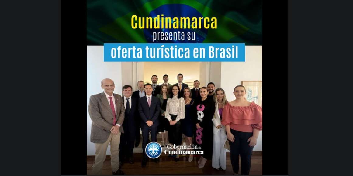 Cundinamarca expone su oferta turística y cultural en Brasil, con nueva ruta aérea Bogotá-Brasilia