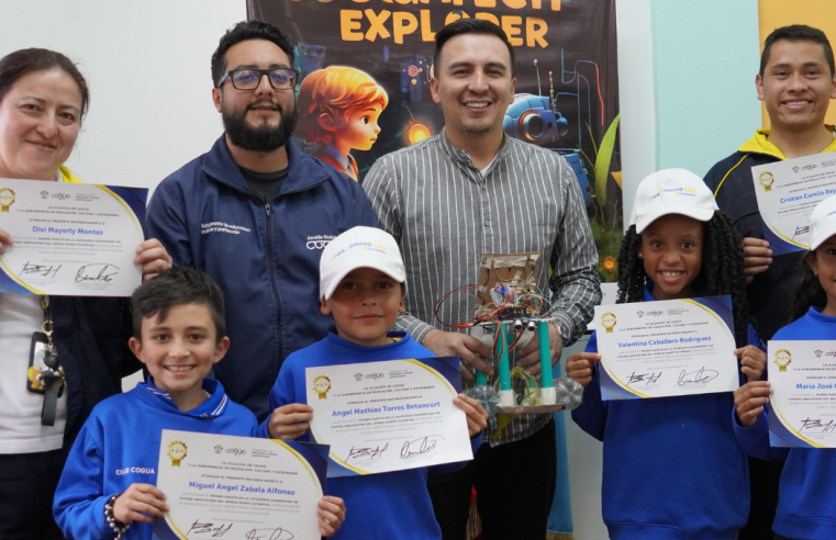 Niños de Cogua son reconocidos por su triunfo en el World Robot Olympiad