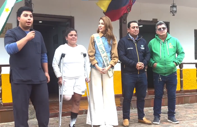 Miss Earth Colombia 2024 se une a causa solidaria en Tabio + Video