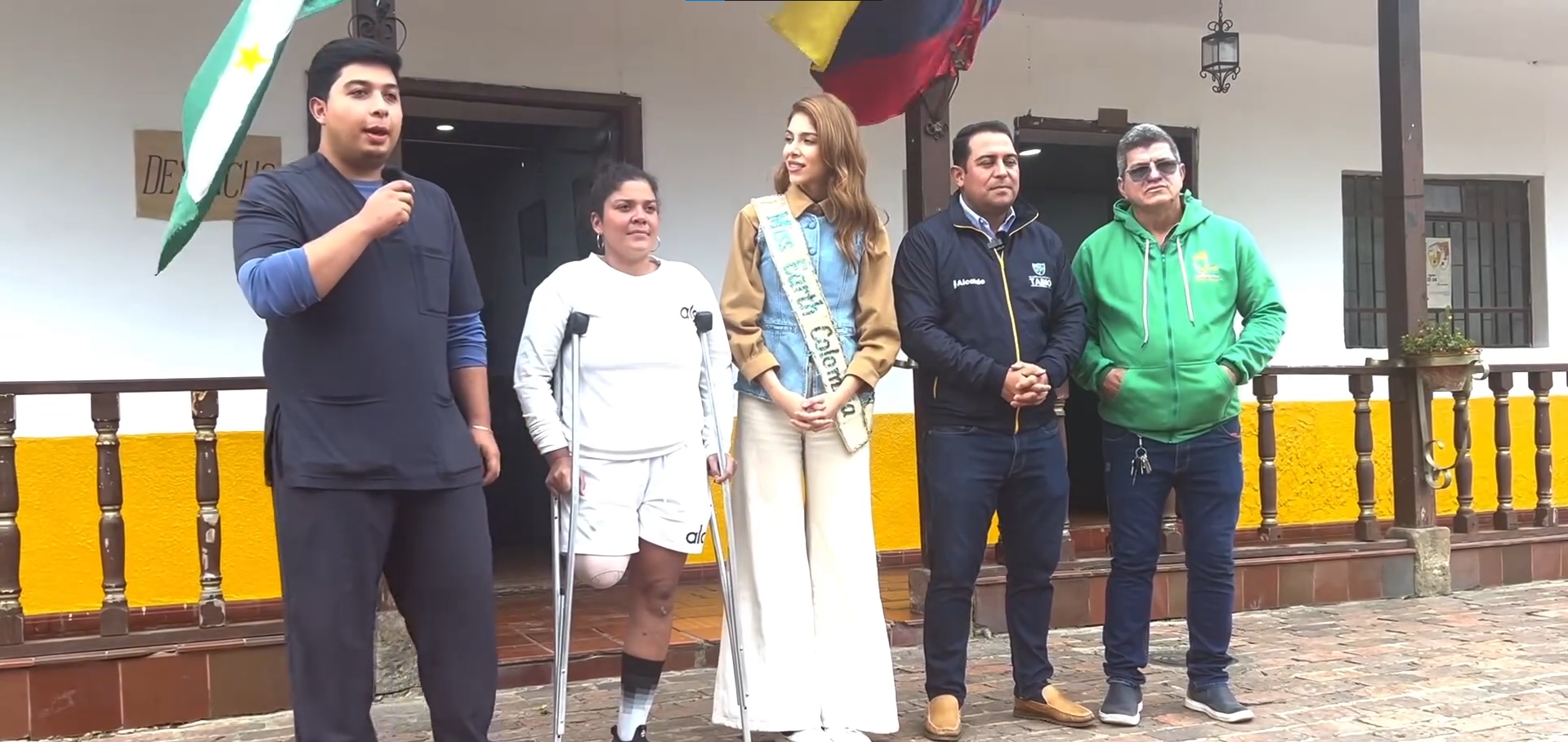 Miss Earth Colombia 2024 se une a causa solidaria en Tabio + Video