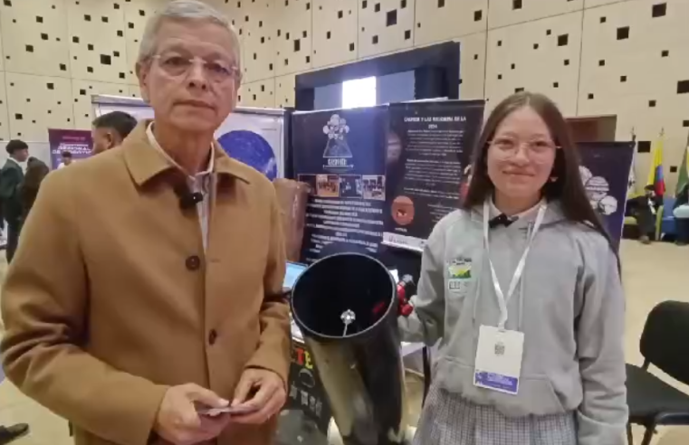 Proyecto de astronomía brilla en semana de Ciencia, Tecnología e Innovación en Cajicá + Video