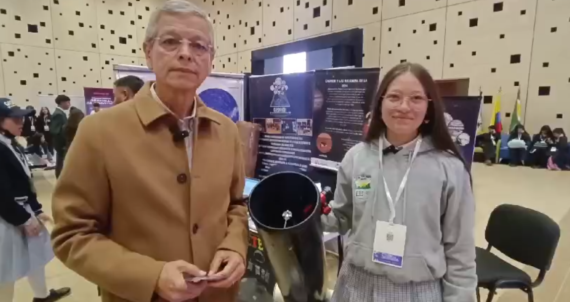 Proyecto de astronomía brilla en semana de Ciencia, Tecnología e Innovación en Cajicá + Video