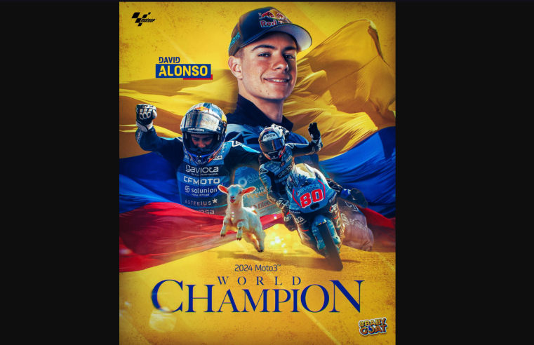 David Alonso: Primer Colombiano en Coronar el Campeonato Mundial de Moto3