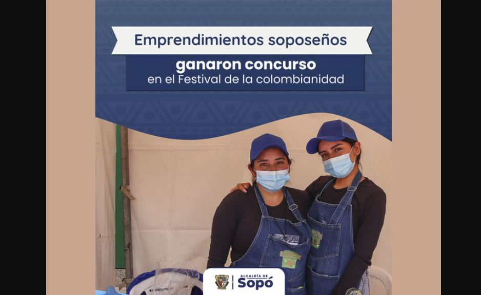 Emprendimientos de Sopó triunfan en el Festival de la Colombianidad 2024