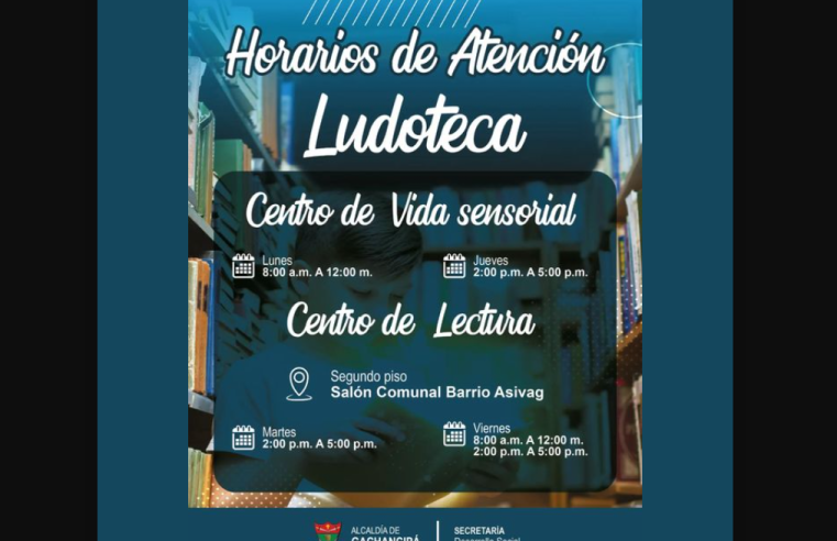 Horarios del Centro de Lectura y Ludoteca en Gachancipá