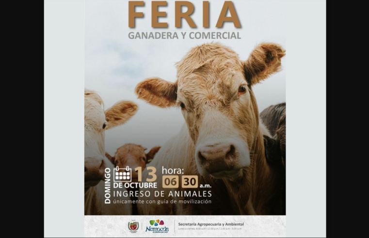 Invitación a la feria ganadera y comercial del municipio