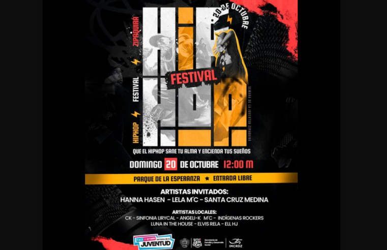 Festival de Hip Hop marcará la Semana de la Juventud