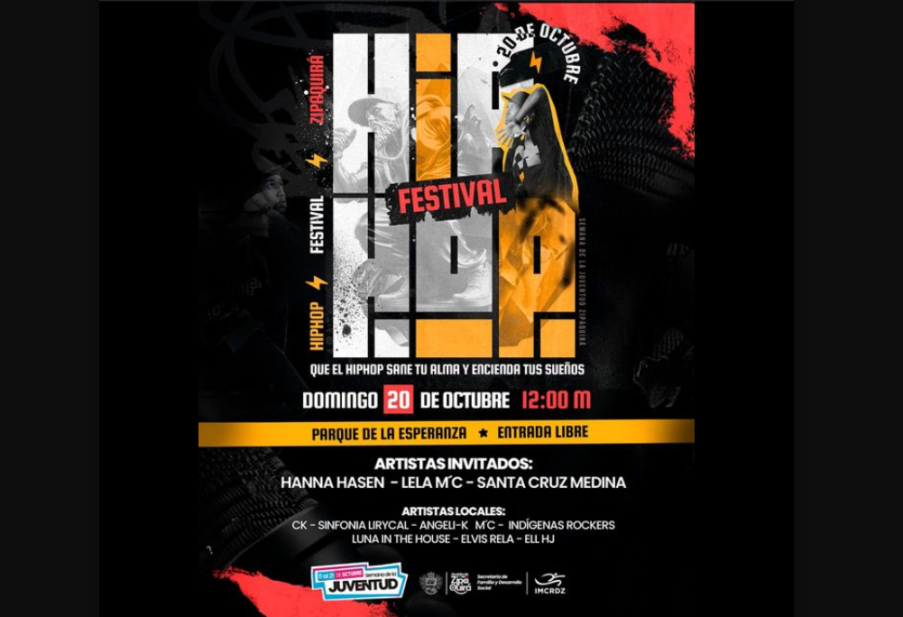 Festival de Hip Hop marcará la Semana de la Juventud