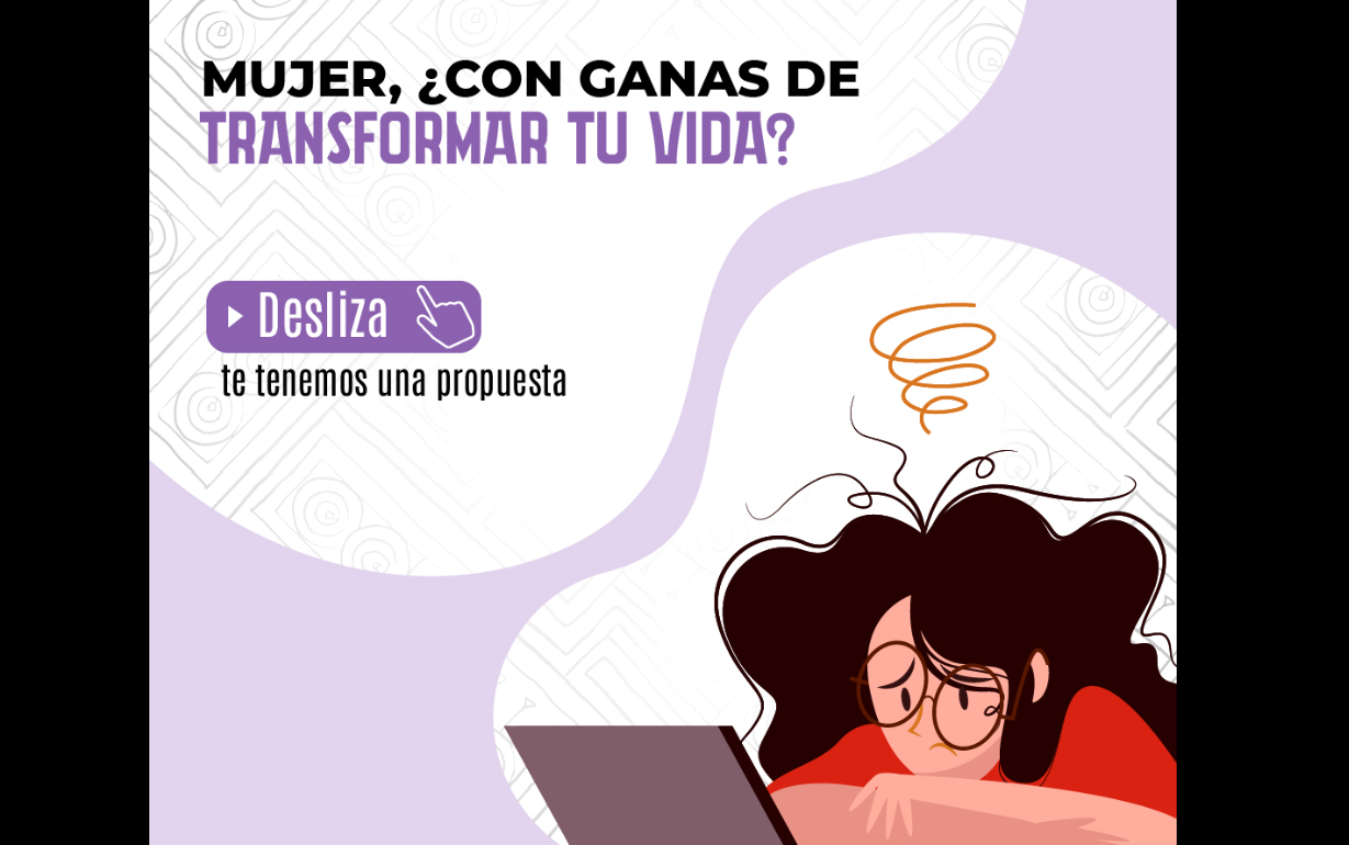 Invitación a las mujeres de Cogua a transformar sus sueños en realidad