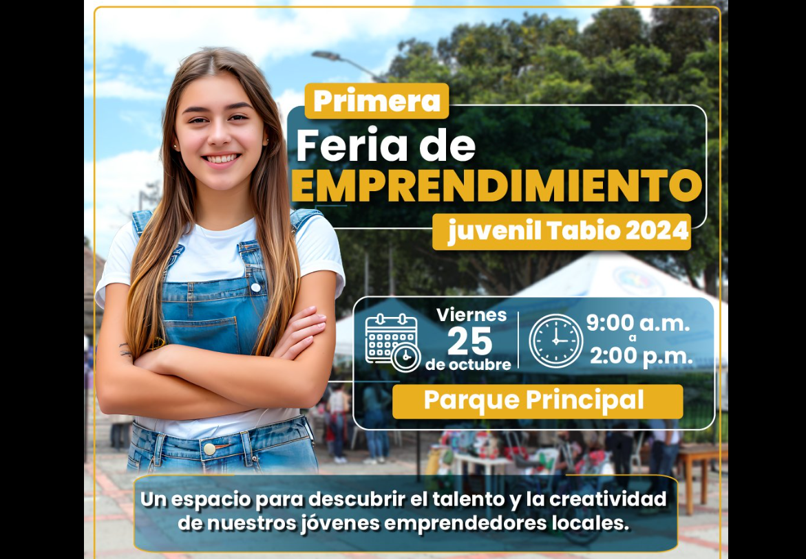 Primera Feria de Emprendimiento Juvenil en Tabio 2024 reúne talento local